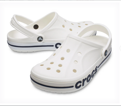 CROCS Bayaband Casual Sandal (White Navy)